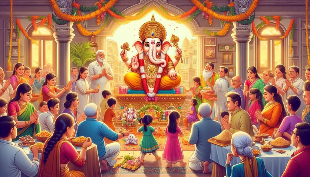 Ganesh Chaturthi Essay In Marathi In 300 Words In 10 Lines